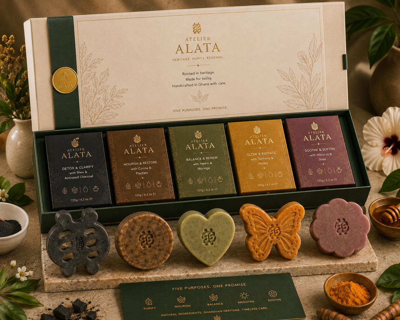Heritage Soap Gift Set collection by Atelier Alata